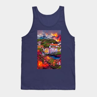 Colorful village Tank Top